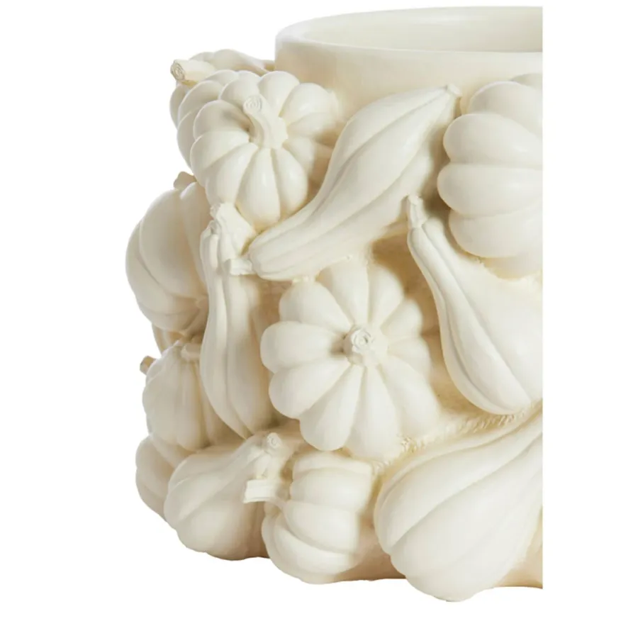 Light en Living Vaas deco Ø28x18 cm PUMPKIN crème Best