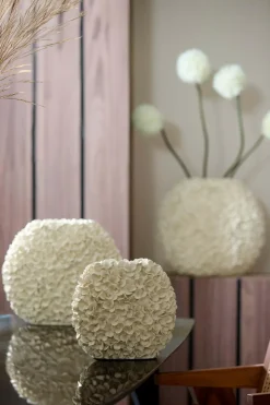 Light en Living Vaas deco 31,5x17x28 cm PHYLIA crème Sale