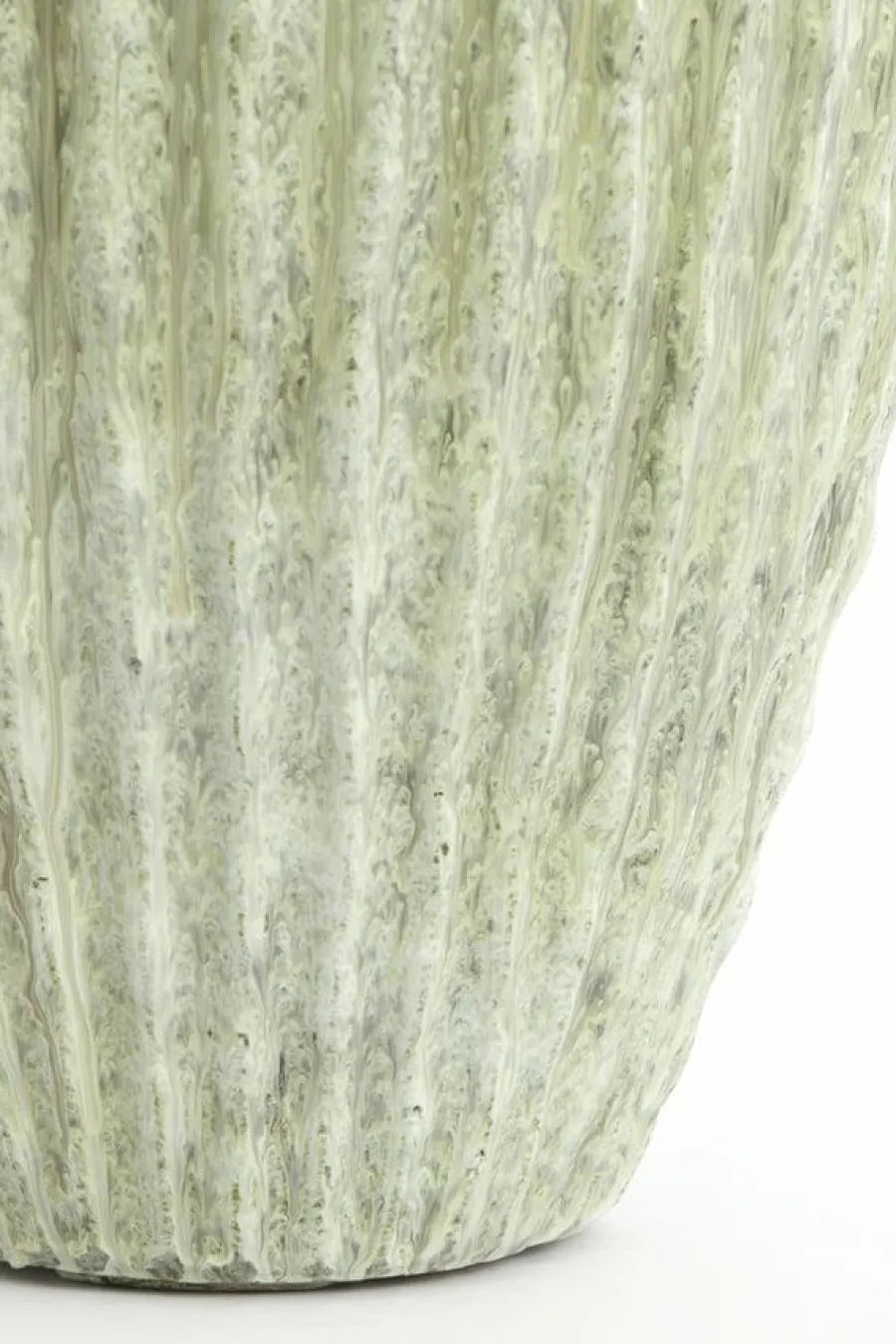 Light en Living Vaas deco Ø29x37 cm CACTI shiny mint groen