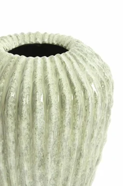 Light en Living Vaas deco Ø29x37 cm CACTI shiny mint groen