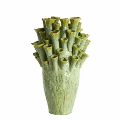 Light en Living Vaas deco Ø28,5x46,5 cm KYRAL keramiek mint groen Discount