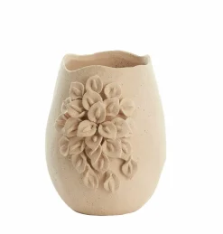 Light en Living Vaas deco 23X20,5X26 cm AMIATA keramiek mat crème Hot