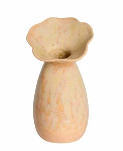Light en Living Vaas deco Ø14x24 cm CULLA keramiek licht perzik Clearance