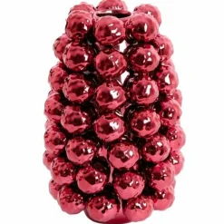 Light en Living Vaas deco Ø18,5x28 cm BUTANG keramiek metallic rood Clearance