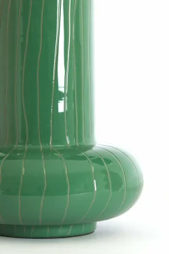 Light en Living Vaas deco Ø23x33 cm ASANO groen-roze Discount