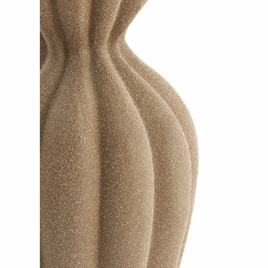 Light en Living Vaas deco Ø19x35,5 cm SILLIAN keramiek mat bruin Best