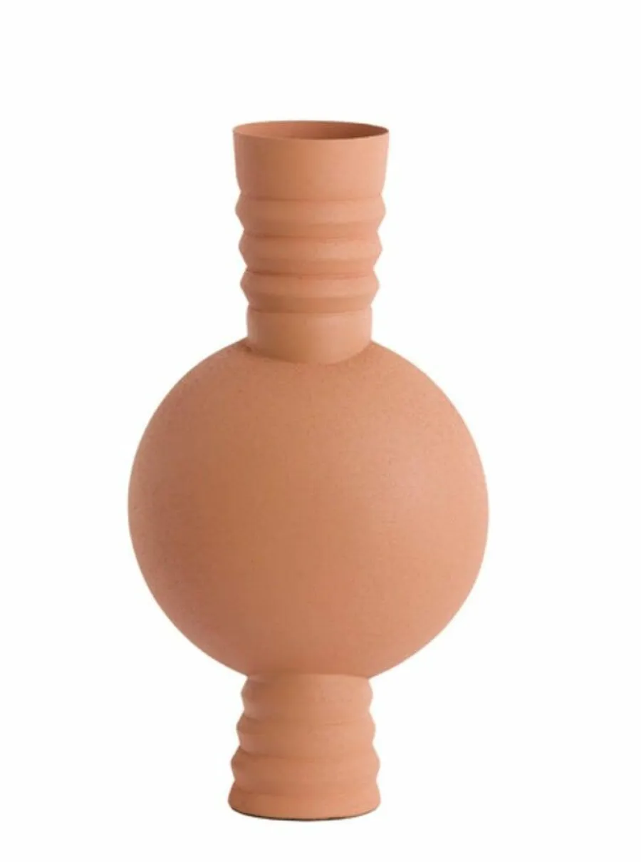 Light en Living Vaas deco Ø14x40 cm KAVANSI mat terra-roze Online