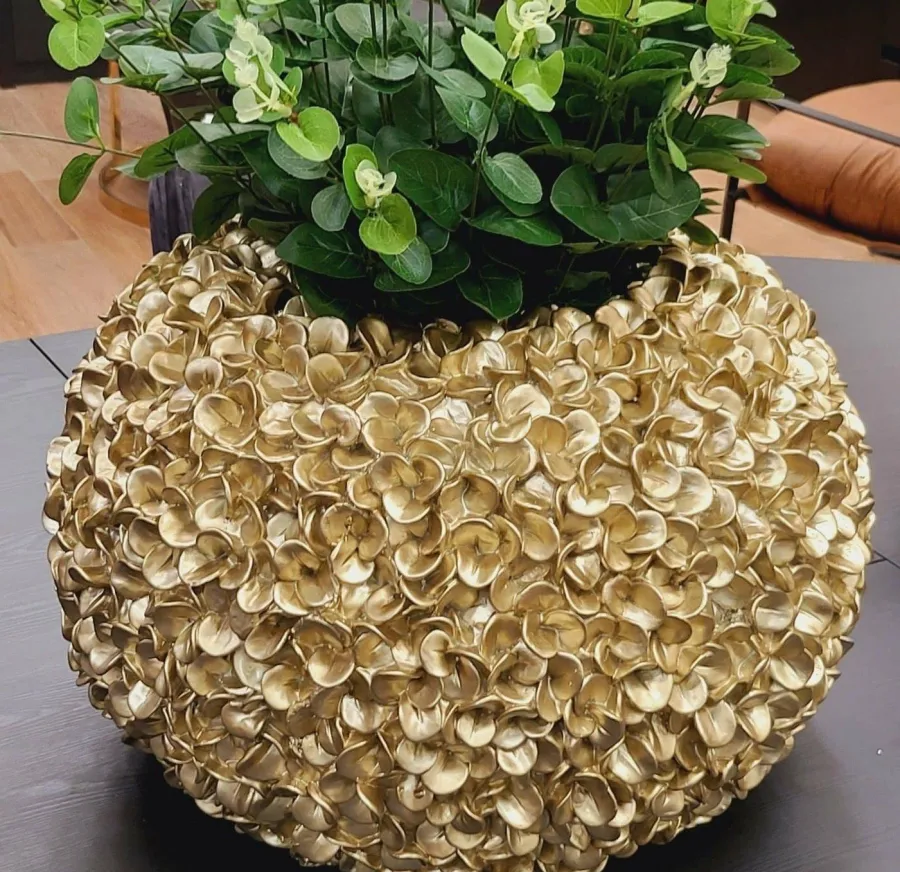 Light en Living Vaas deco Ø47,5x30 cm PHYLIA goud Best