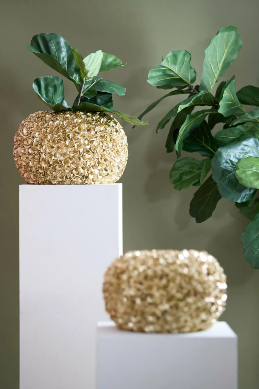 Light en Living Vaas deco Ø47,5x30 cm PHYLIA goud Best