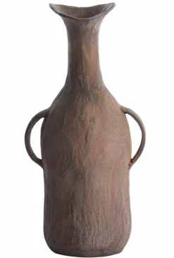 Light en Living Vaas deco 16x10x32 cm ANCONI donker bruin Online