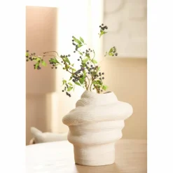 Light en Living Vaas deco 33,5x32x34 cm LUZZ mat crème New