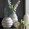 Light en Living Vaas deco Ø32,5x29 cm NAYORO mat glas licht bruin Outlet