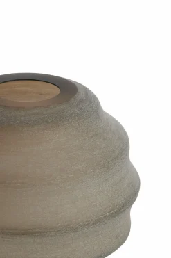 Light en Living Vaas deco Ø32,5x29 cm NAYORO mat glas licht bruin Outlet