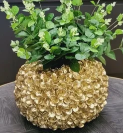 Light en Living Vaas deco Ø38x23 cm PHYLIA goud