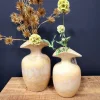 Light en Living Vaas deco 17x16x28 cm MARILLO keramiek light peach Online