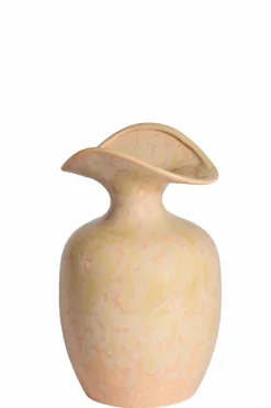 Light en Living Vaas deco 17x16x28 cm MARILLO keramiek light peach Online