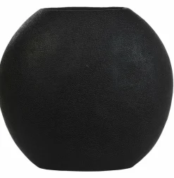 Light en Living Vaas deco RAYSKIN mat zwart - 40x14x36 cm Outlet