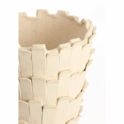 Light en Living Vaas deco Ø33x43 cm BANYA keramiek mat crème Hot