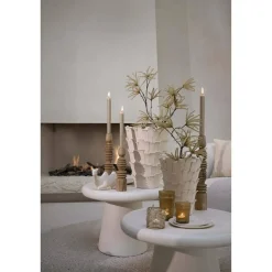Light en Living Vaas deco Ø33x43 cm BANYA keramiek mat crème Hot