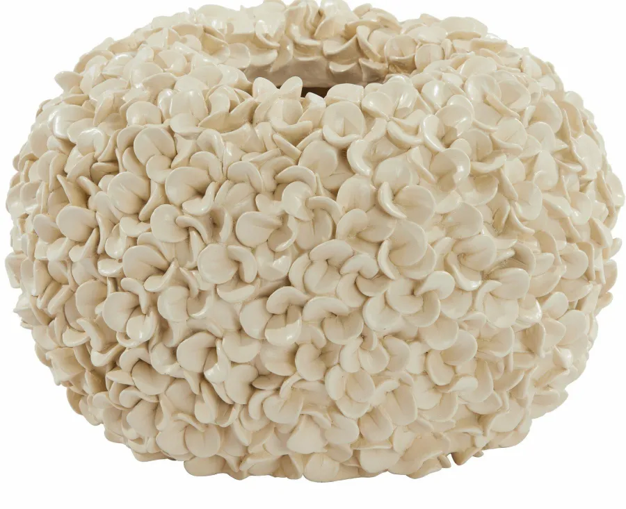 Light en Living Vaas deco Ø38x23 cm PHYLIA crème Discount
