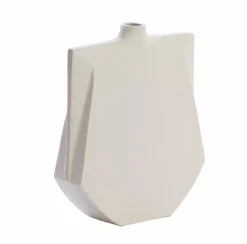 Light en Living Vaas deco 27,5x7x32,5 cm MAKAHA crème Online