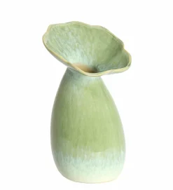 Light en Living Vaas deco Ø14x24 cm CULLA keramiek groen+lichtblauw Online