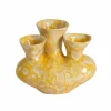 Light en Living Vaas deco 22,5x13,5x20 cm SIAJO keramiek geel-oranje Hot