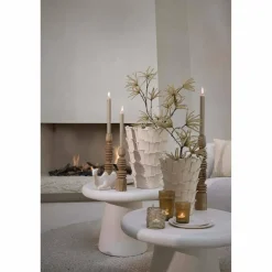 Light en Living Vaas deco 27,5x27x34 cm BANYA keramiek mat crème