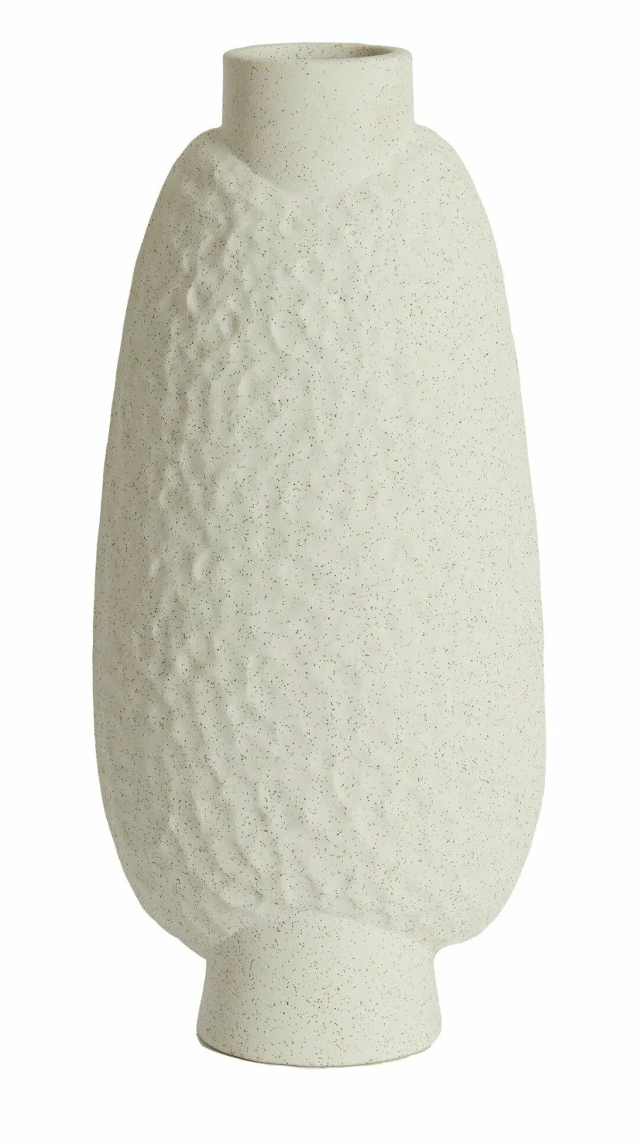 Light en Living Vaas deco 18x12x41 cm NAMTU keramiek mat crème Hot