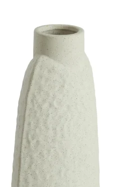 Light en Living Vaas deco 18x12x41 cm NAMTU keramiek mat crème Hot