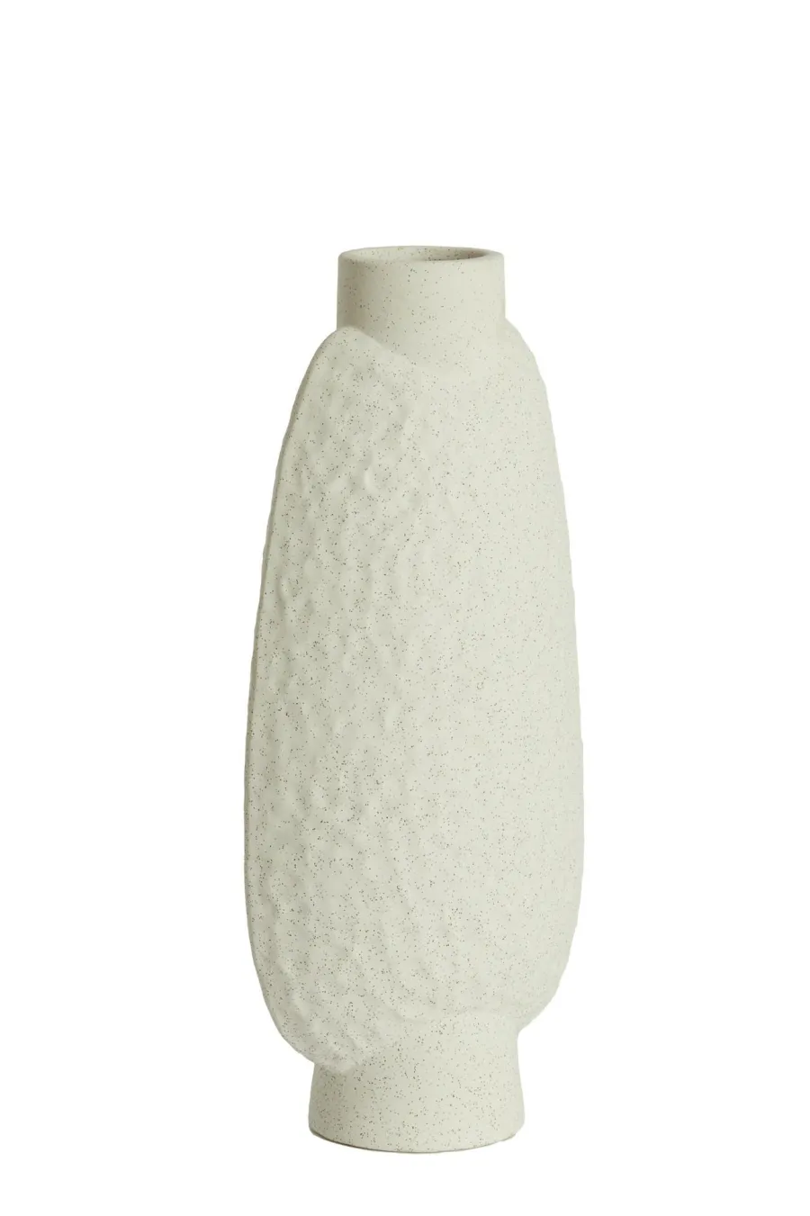 Light en Living Vaas deco 18x12x41 cm NAMTU keramiek mat crème Hot