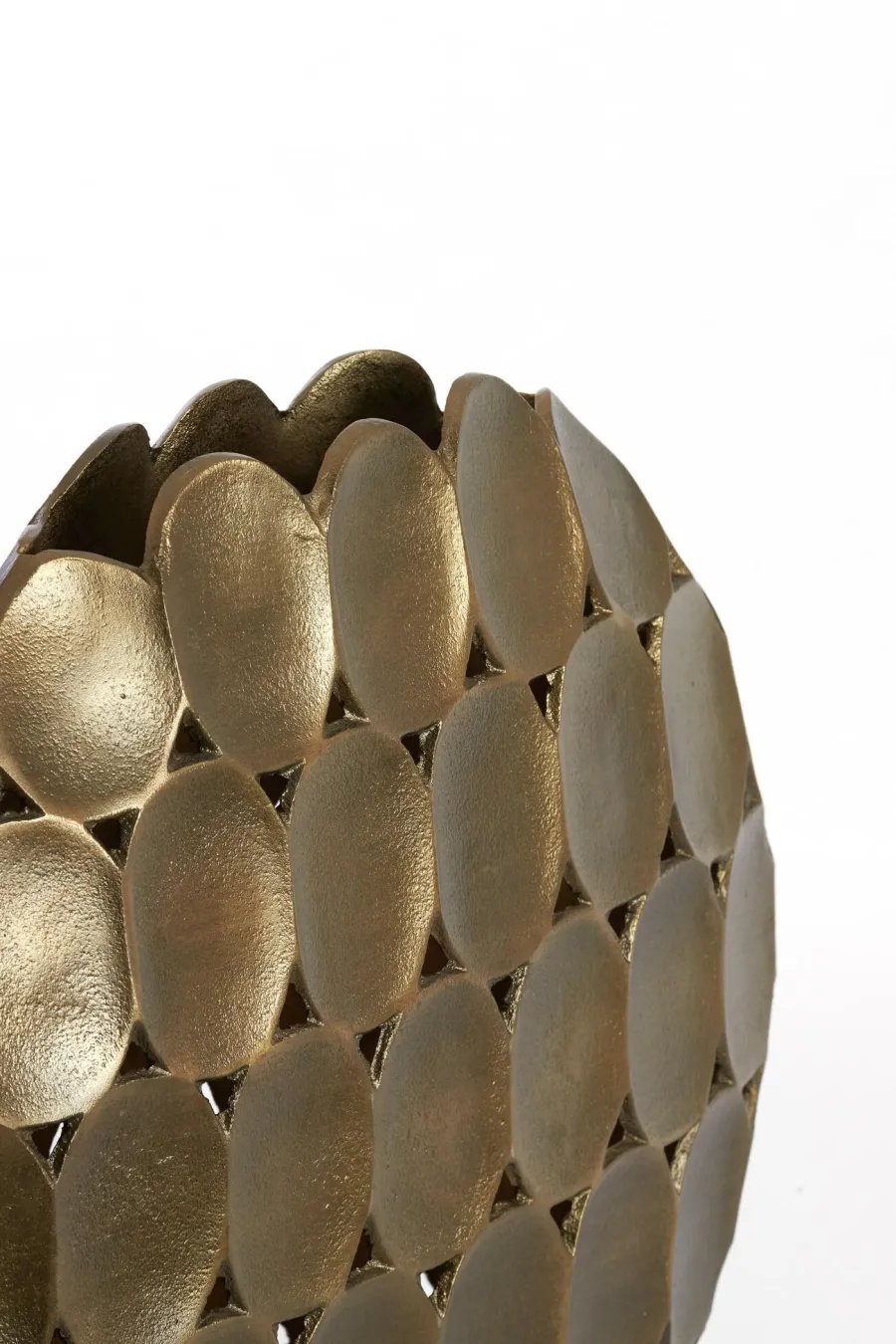 Light en Living Vaas deco 40X11X41 cm ORLAN goud Outlet