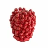 Light en Living Vaas deco Ø15X17,5 cm BERRIES keramiek rood