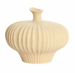 Light en Living Vaas deco 23x22,5x18 cm NEVANO mat perzik Outlet