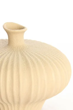 Light en Living Vaas deco 23x22,5x18 cm NEVANO mat perzik Outlet