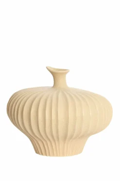 Light en Living Vaas deco 23x22,5x18 cm NEVANO mat perzik Outlet
