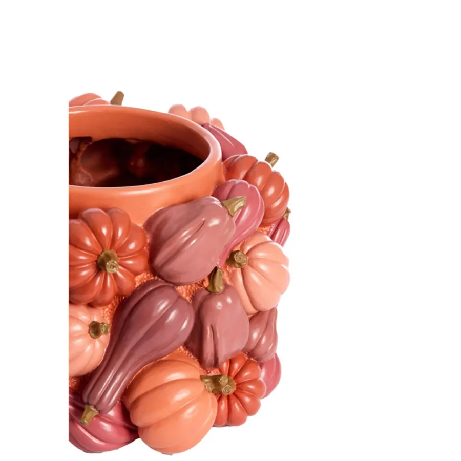 Light en Living Vaas deco Ø28x18 cm PUMPKIN rood Best