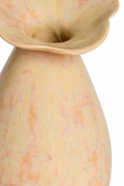 Light en Living Vaas deco Ø15,5x29 cm CULLA keramiek licht perzik