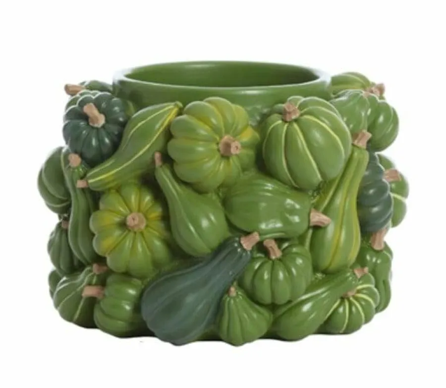 Light en Living Vaas deco Ø28x18 cm PUMPKIN groen