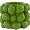 Light en Living Vaas deco LEMON groen - 14 cm hoog Discount