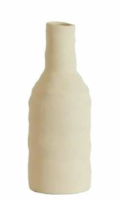 Light en Living Vaas deco Ø12x31 cm SESTO keramiek mat crème Online