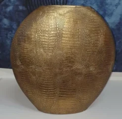 Light en Living Vaas deco 50x15x50 cm SKELD antiek brons Sale