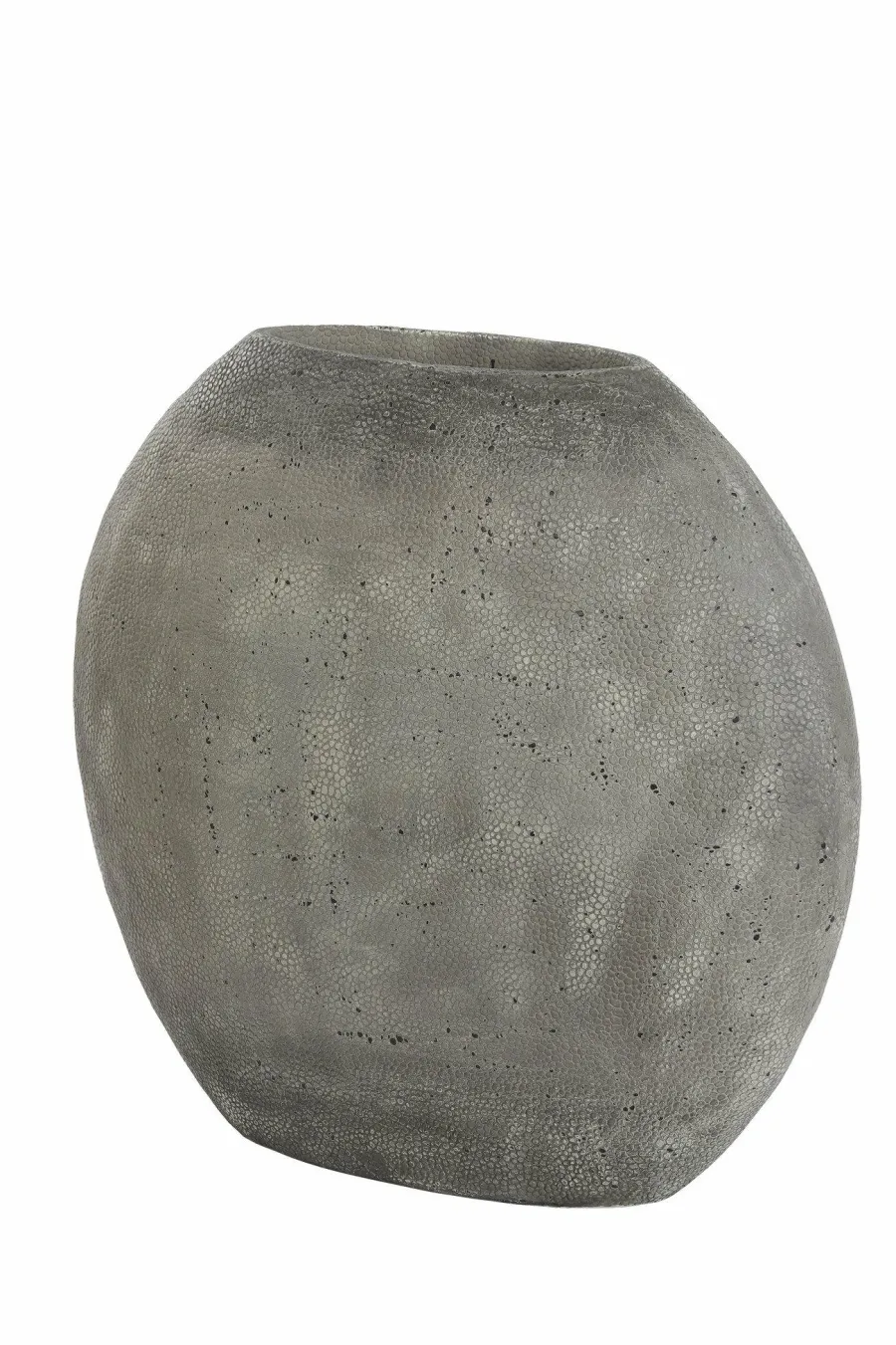 Light en Living Vaas deco RAYSKIN grijs - 40x14x36 cm New
