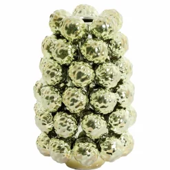Light en Living Vaas deco Ø16x24,5 cm BUTANG keramiek metallic licht groen Best