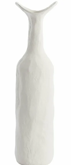 Light en Living Vaas deco 13x12,5x50 cm TEODORA crème Online