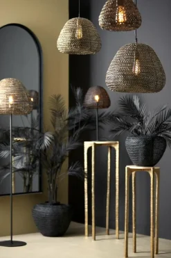 Light en Living Vaas deco Ø42x33 cm FINOU mat zwart Hot