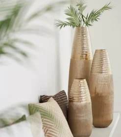 Light en Living Vaas deco Ø20x51 cm MAZAN goud Discount