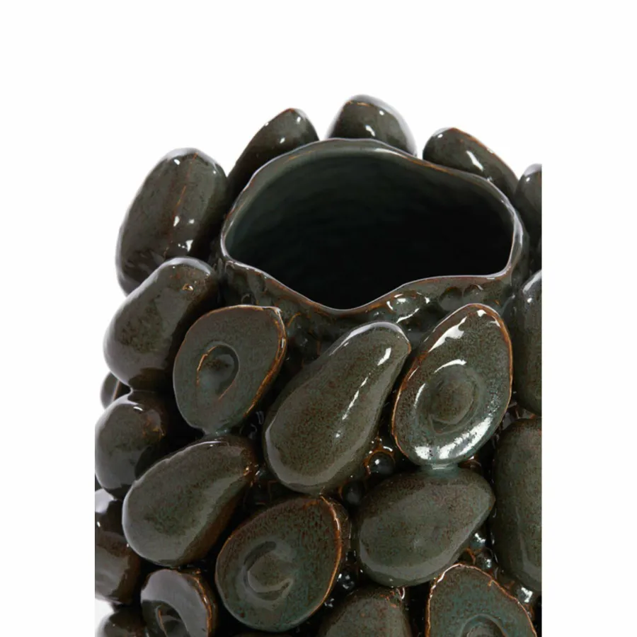 Light en Living Vaas deco Ø33x37,5 cm AVOCADO keramiek bruin+groen Outlet