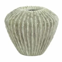 Light en Living Vaas deco Ø32x28 cm CACTI shiny mint groen