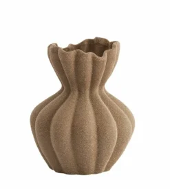 Light en Living Vaas deco Ø20,5x24,5 cm SILLIAN keramiek mat bruin Outlet